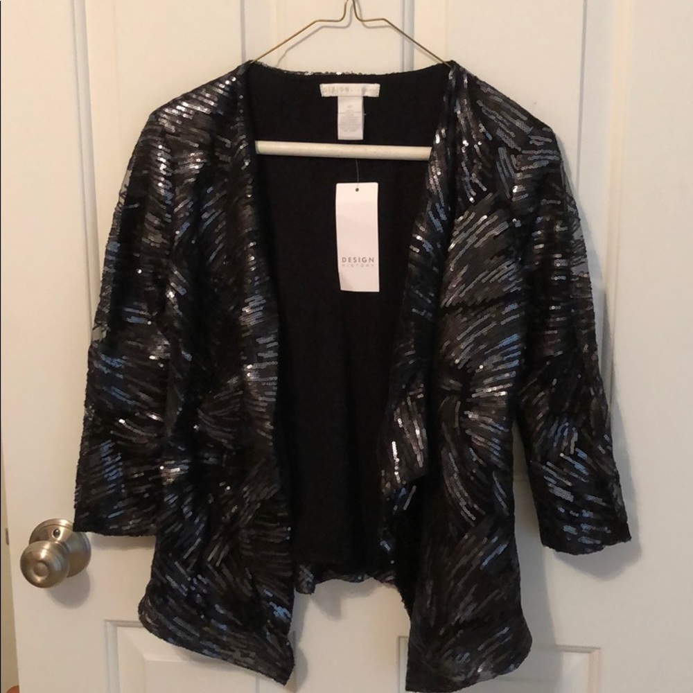 HOLIDAY READY Sequin Jacket